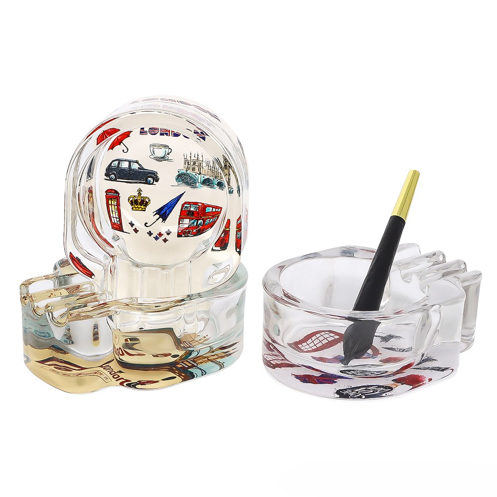 Cenicero de cristal de alta re - Men'S Accessories London reseña y precio