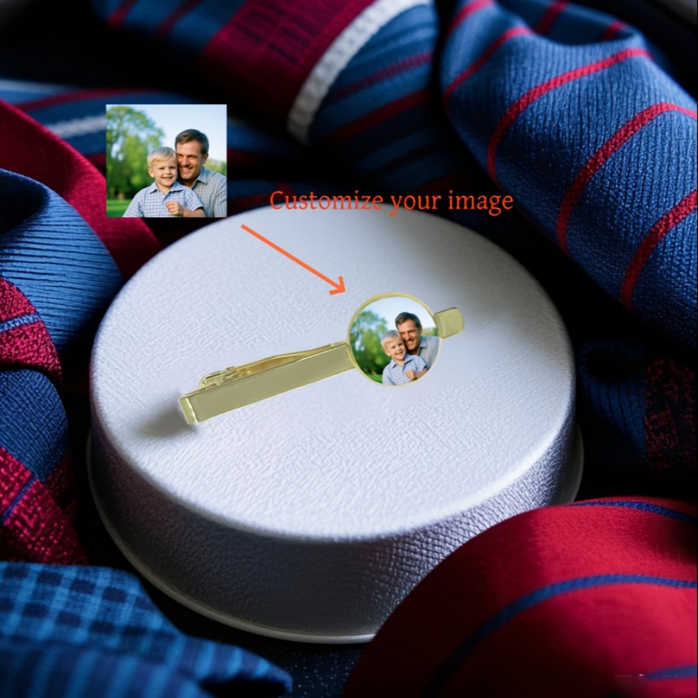 Pisacorbatas con Foto y Texto  - Men Accessories For Wedding reseña y precio