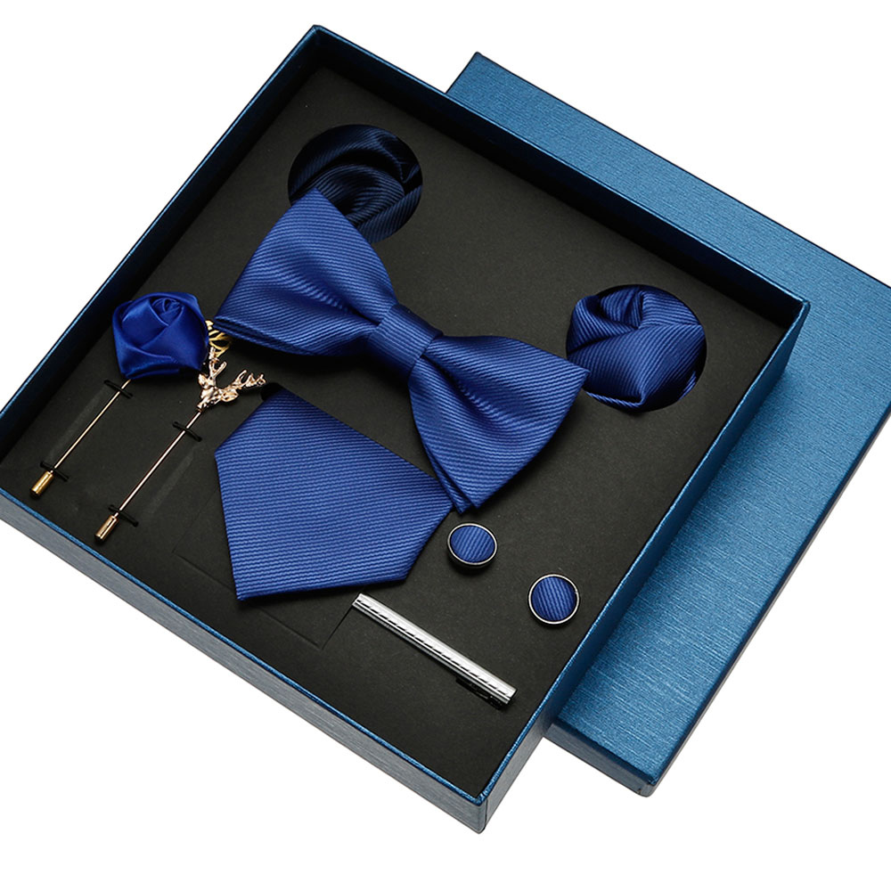 Conjunto de Corbata Lisa para  - Neck Tie Set Box reseña y precio