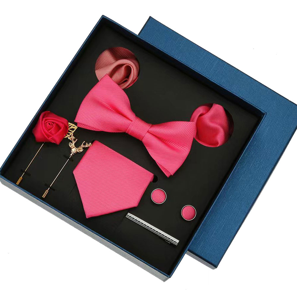 Conjunto de Corbata Lisa para  - Neck Tie Set Box reseña y precio